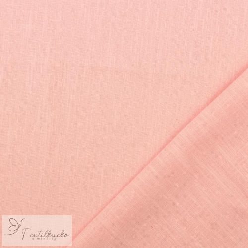 Lenvászon - Pasztell rózsaszín