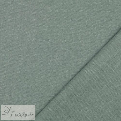Lenvászon - Dusty green színben