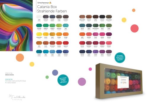 Catania amigurumi Box - Élénk színek