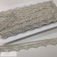 Csipke - lurex ezüst -20 mm