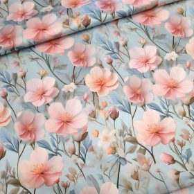 Armani szatén - Cseresznyevirágos