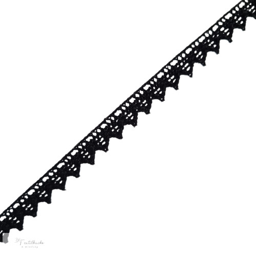 Csipke - 8 mm - Fekete