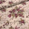 Bordó nagy rózsás dekortextil
