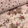 Bordó nagy rózsás dekortextil