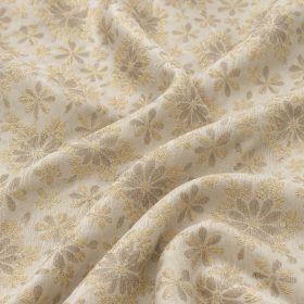 Arany Lurex hópelyhes-virágos Prémium dekortextil 