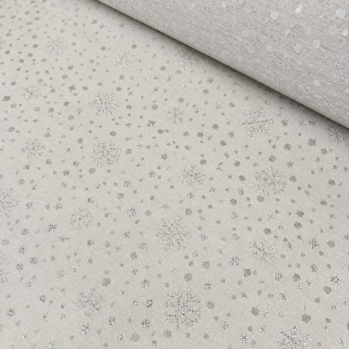 EZÜST lurex hópelyhes karácsonyi dekortextil 