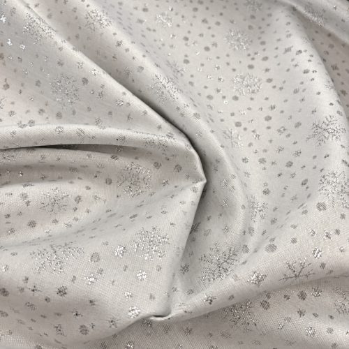 EZÜST lurex hópelyhes karácsonyi dekortextil 