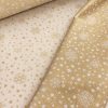 Arany lurex hópelyhes karácsonyi dekortextil 