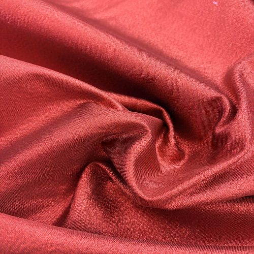 Piros lurexes terítőanyag - dekortextil (280 cm)