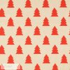 Karácsonyi piros fenyőfás prémium dekortextil