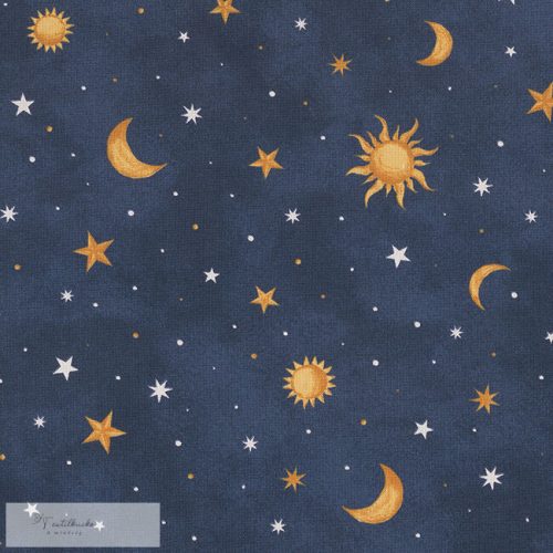 Csillagos égboltos prémium dekortextil - Sötétben világító