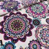 színes mandalás dekortextil