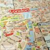 London térképes dekorvászon