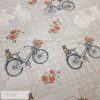 Biciklis-cicás dekorvászon