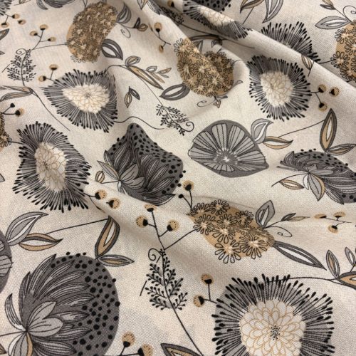 Mákvirágos dekorvászon