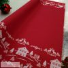 Bordűrös karácsonyi kétoldalas dekortextil 