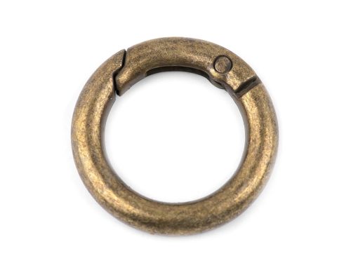 Fém karabiner - kerek - 18 mm - ÓARANY 
