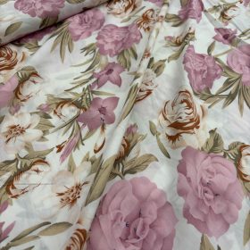 Bazsarózsás flokon anyag