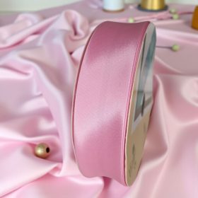 Szatén ferdepántok 30 mm - Rózsaszín - 32