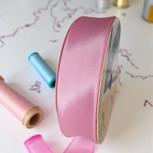 Szatén ferdepántok 30 mm - Rózsaszín - 32