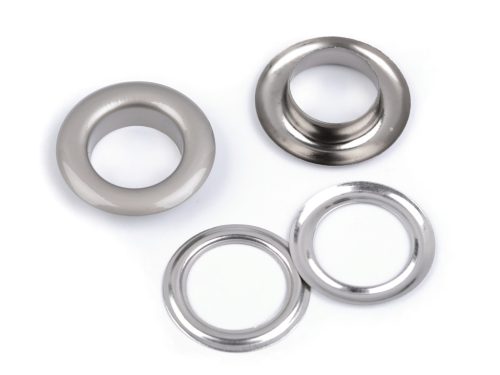 Fém ringli karika Nikkel - 17 mm