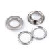 Fém ringli karika Nikkel - 17 mm