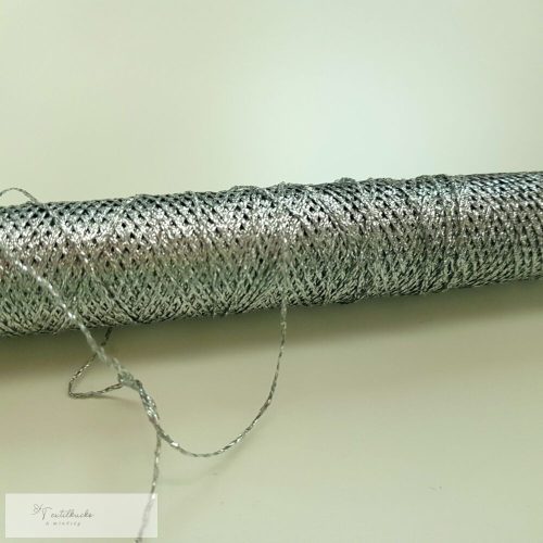 Karácsonyi fémszálas zsinór - ezüst (0,8 mm)