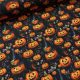 Halloween tökös vízlepergető gyöngyvászon/oxford