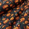 Halloween tökös vízlepergető gyöngyvászon/oxford