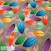 Színes leveles - 3D - vízálló gyöngyvászon
