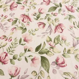 Vintage pasztell virágkertes impregnált vászon