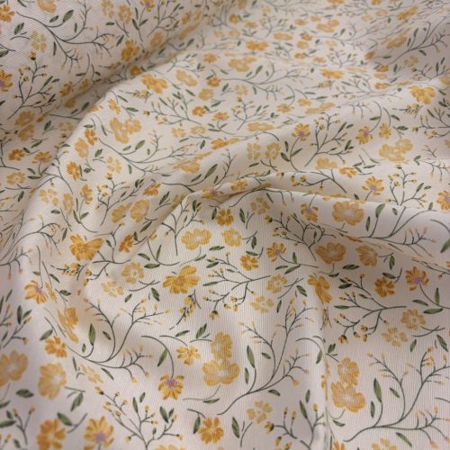 Sárga virágos impregnált vászon