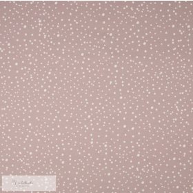 Pöttyös pamut jersey - Dusty pink