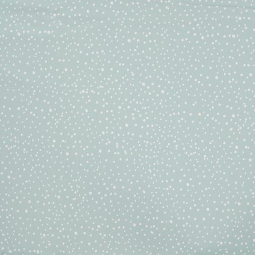 Pöttyös pamut jersey - Menta