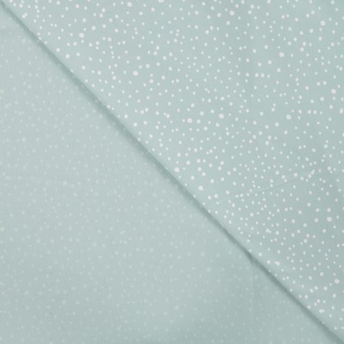 Pöttyös pamut jersey - Menta