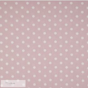 Dusty Pink pöttyös PRÉMIUM pamutvászon - 5 mm