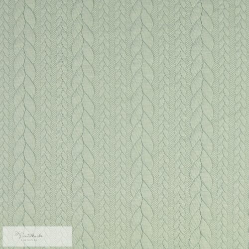 Kötött hatású anyag - Dusty green színű