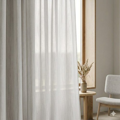  1080 FR 01 LÁNGÁLLÓ fényáteresztő függöny 315 cm - FEHÉR