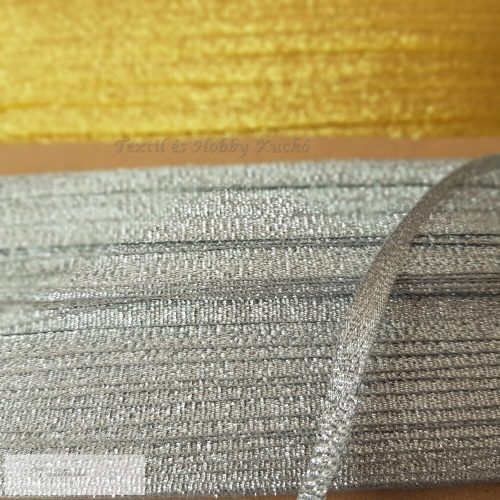 Karácsonyi Lurex szalag - ezüst