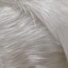 Hosszú szőrű műszőrme - Törtfehér