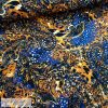 Hippie mintás viszkóz jersey - Barna