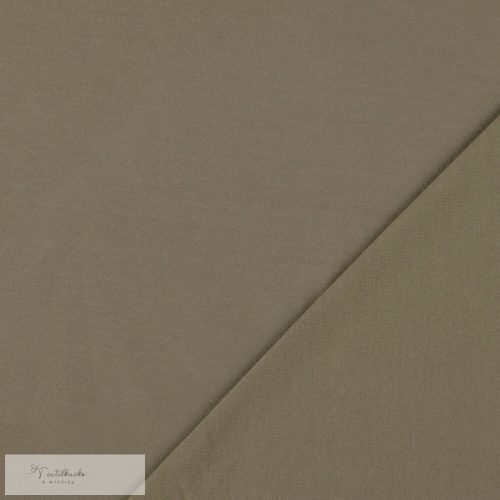 Khaki pamut jersey