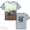 Baseballos - Állatos pamut jersey panel