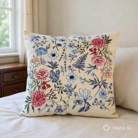 Párna panel - Virágos