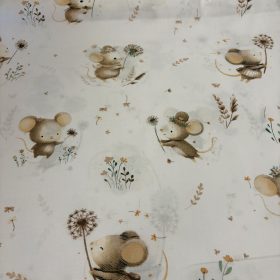 Egérkés pamutvászon - 160 cm