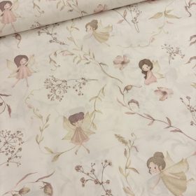 Tündéres pamutvászon - 160 cm - pasztell színekben