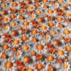 3D hatású Margarétás PRÉMIUM pamutvászon