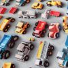 3D hatású Munkagépes PRÉMIUM pamutvászon