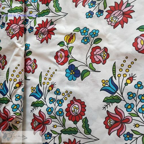 Matyó mintás pamutvászon