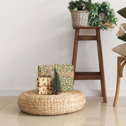 Mézike mintás vastag pamutvászon - dekoranyag